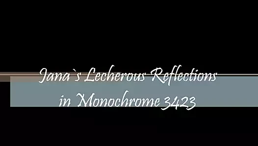 Tek renkli 3423'te şehvetli yansımalar