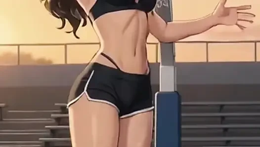 Anime ve çizgi film tarzında birden fazla videodan en ateşli anların süper fetiş derlemesi.