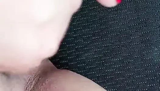 Public masturbate my pussy in the car wash, my husband's handjob in traffic! Part 1