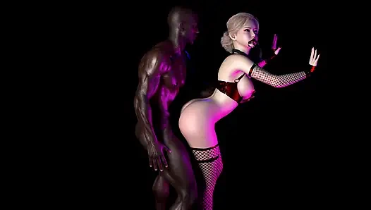 BBC. Asyalı Sarışın Siyahi Bir Erkek Sevgilisi Tarafından Beceriliyor.