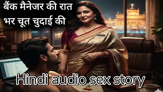 He spent the whole night drilling the bank manager's tight pussy