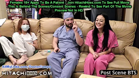 Doktora saat başı boşaldığımı söyleme! Sevimli hemşire Blaire Celeste muayene odasına gizlice giriyor, sihirli değnekle mastürbasyon yapıyor - hitachihoescom