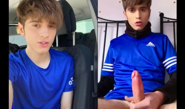 Young University Boy With Big Cock Masturbates After Class