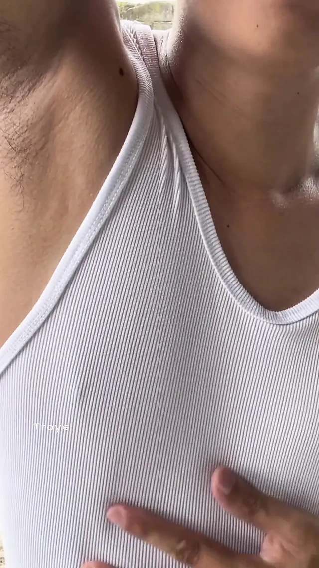 Asian Boy Is Too Hot in His White Top and Jeans