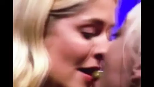 Holly willoughby'nin montajı. onun etrafında en iyi etekleri