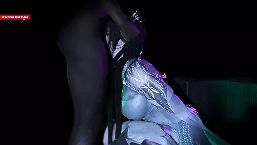 Tüm kıvrımlar, hepsi hareket halinde - 3 boyutlu hentai animasyon