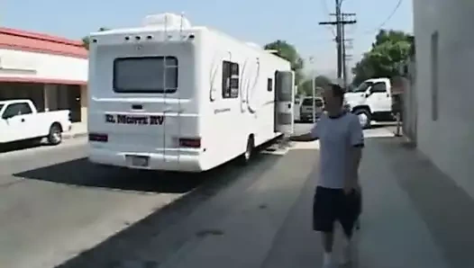 stepmom picked up for bangvan gangbang