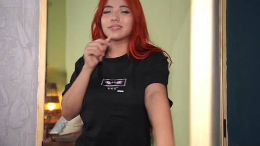 Busty girl barges into her stepbrother's room without warning! They fuck her like never before