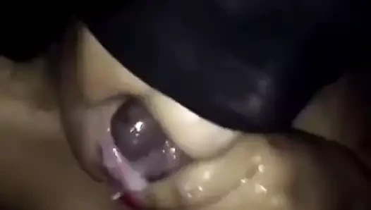 Yarım yamalak üst tarafından abanoz