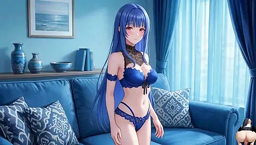 Güzel genç kız tutkulu anları paylaşıyor yapay zeka hentai