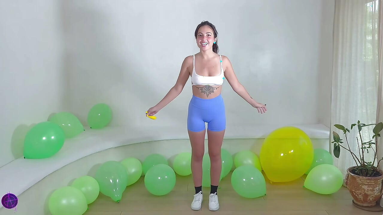 Mira luv 4k ile pop balon egzersizine otur