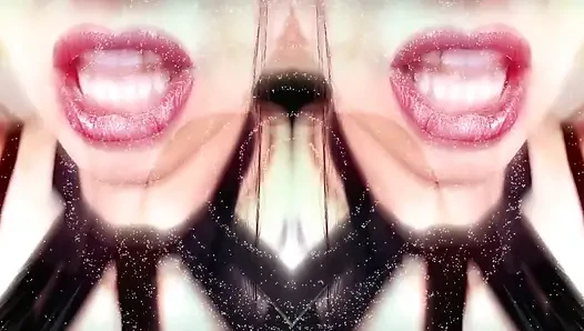 Büyüleyici asmr ve göz teması! Dudaklarım aklının içine girecek ve senden her şeyi alacak