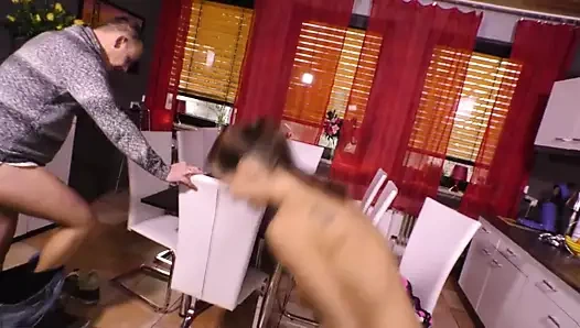 Alman pissing üzerinde onun hile karısı