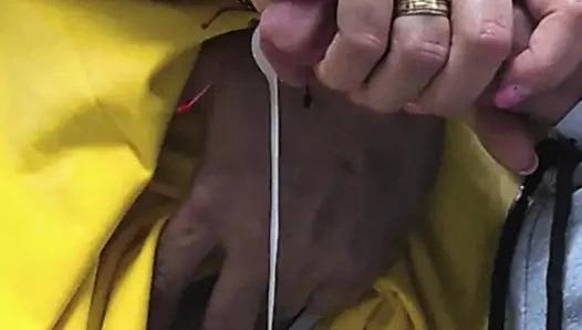 Girl Caught In Public Bus While She Stroking Stranger's Cock Until Ejaculation