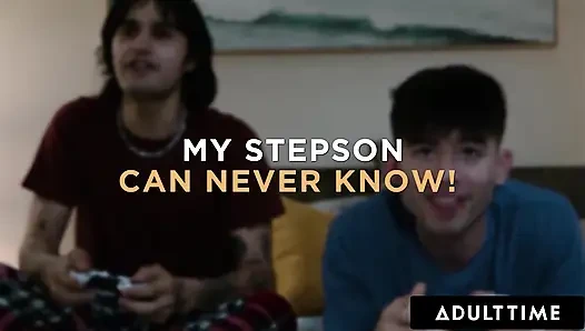 ADULT TIME - şok olan adam ateşli üvey anne Aderes Quin'i en iyi arkadaşı tarafından sikilirken yakalıyor