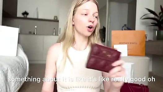 Findom luxury alışveriş vurgun 12k $ ağır boşaltma