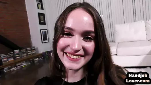 handjob - kız arkadaşı pov bf mastürbasyon önce sürtünme klitoris