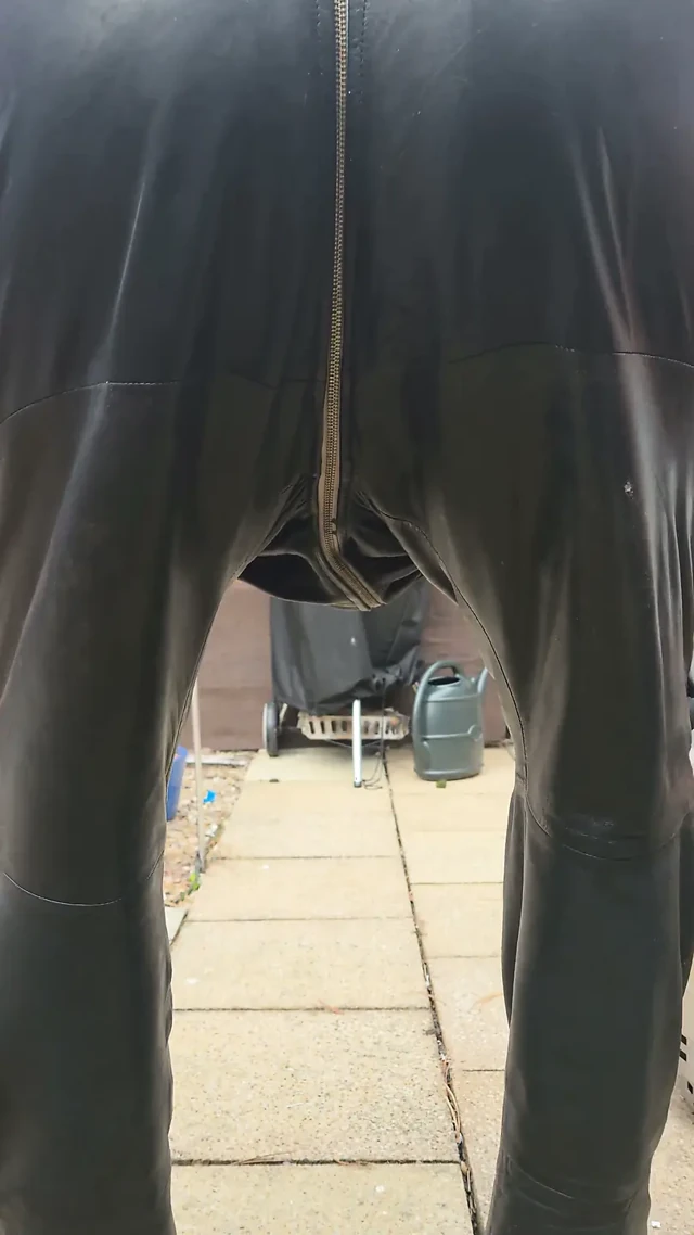 Leather Jumpsuit