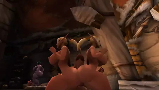 Belf çift buttjob