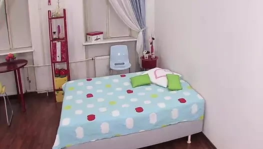 Çift yüz ile aşırı boğaz fuck!