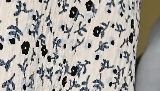 Almost Seen when She Touch Stranger's Erection In a Crowded Train. Girl's Panties get Soaked With His  Warm Sperm