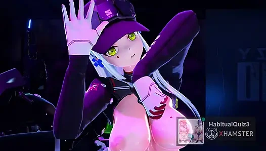 mmd r18 hk416 klukai kancolle kantai cosplay ahegao dans 3d hentai göt sikişi