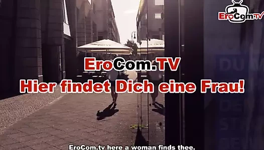 Gerçek çevrimiçi seks randevusu - Alman çift romantik randevuda - büyük memeler