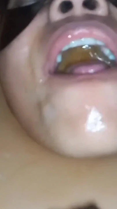 Making my slave clean my feet and swallow through her nose part 2/2 | Clip 1