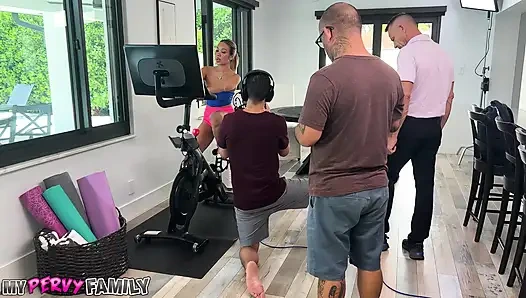 Mypervyfamily - luna luxe ve pis zengin ile kamera arkası!