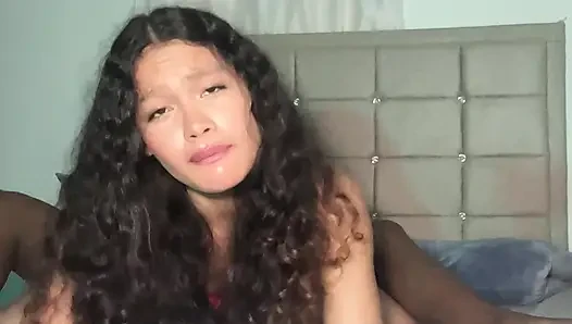 Horny Teen in Red Lingerie Gets Fucked