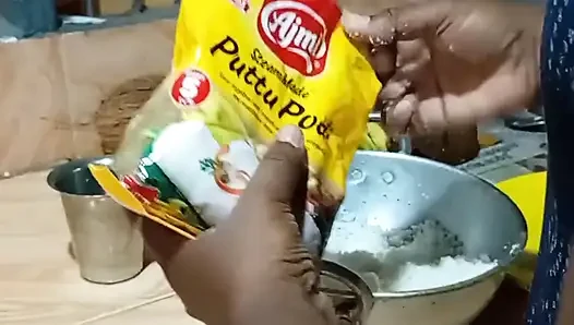 Hintli evli kadın mutfakta sikişiyor