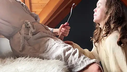 Uzun döl ipiyle yepyeni gömleğimi mahvediyor