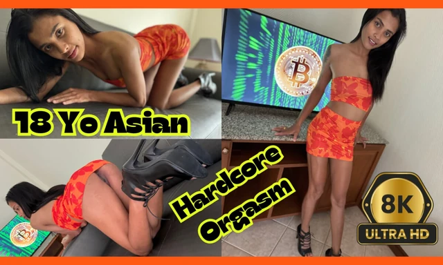 Fon Harper 18yo Asian Hardcore Orgasm