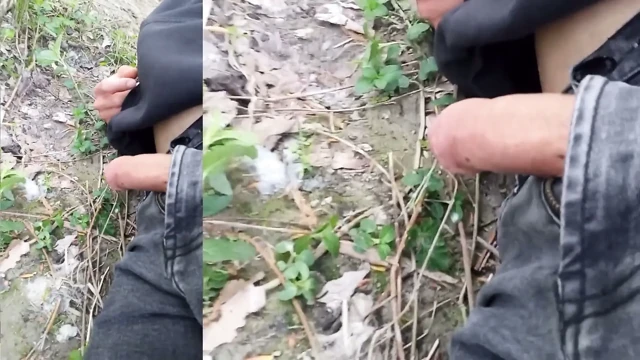 Cock Exposed Through the Pants Fly This Cute Gay Boy Humping Precuming Cumming Cleaning Sperm on His Dick Outdoors Is Jon Arteen