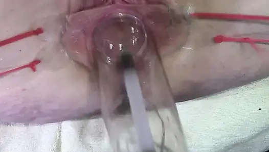 11 Uzağa Yayılmış Vajina Yakın Çekim, Lambayla 1000 Watt Seks