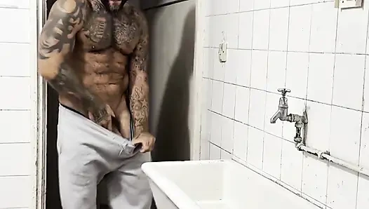 Massive Filthy Irish Cock Pissing All Over