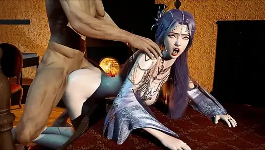 Animazione dea eternal queen of desire - animazione 3D Hentai