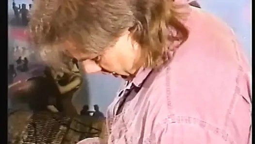 Two Vintage Busty MILFs with Hairy Pussy Fucked and Cummed in Mouth by a Big Cock