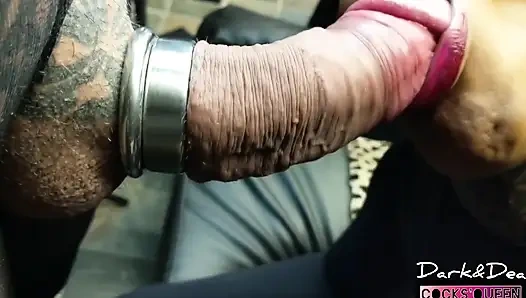 Yarak yiyen latin kraliçe "Dark Dea" in (sakso hakimiyeti)