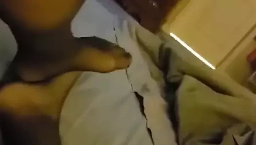 benim karım alay ile onu naylon ayak