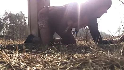 Dildo-Fick an der Autobahn 2