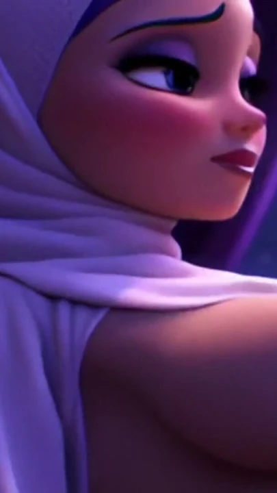Üvey Anne ve Üvey Oğul Hamile Müslüman Başörtülü Derlemesi - AI 3d Çizgi Film Hentai Animasyonu | Klip 1