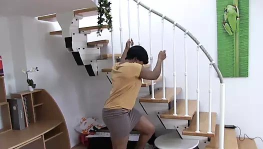 sarılı köle alır çiğnendi