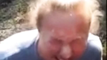 Sürpriz bir Rus yüzüne aniden boşalan