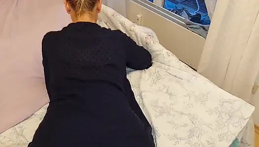 Amatör Sarışın, Olgun Eş, Ayak Fetişi Ve Köpek Stilini Sever