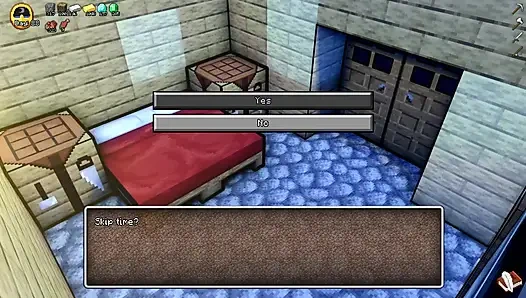 Minecraft azgın zanaat - iç çamaşırlı bölüm 28 creeper! Loveskysanhentai'den oral seks bakış açısı