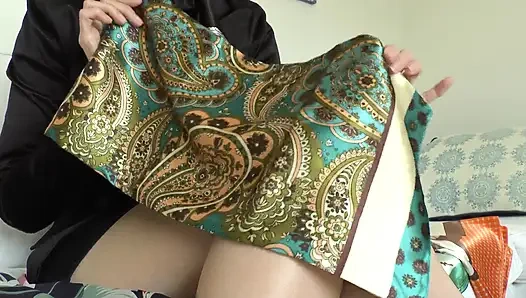 Paskalyada saten atkımın üzerine boşalabilirsiniz, Lady Victoria Valente