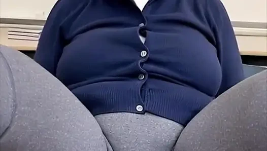 Mrs. Joanne Tanner Having Fun in the Classroom