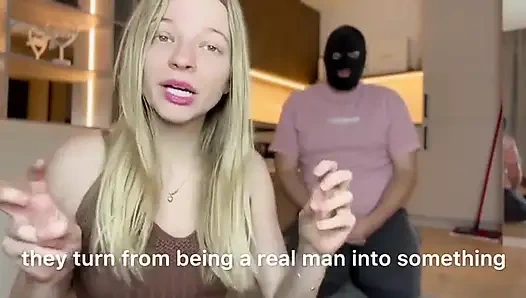 Erkek köleden güzel kadın kılıklı angelas'a ilk gün