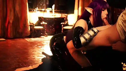 Solo seviyeleme. Esil'i hamile bırakma görevi başarısız oldu - MollyRedWolf